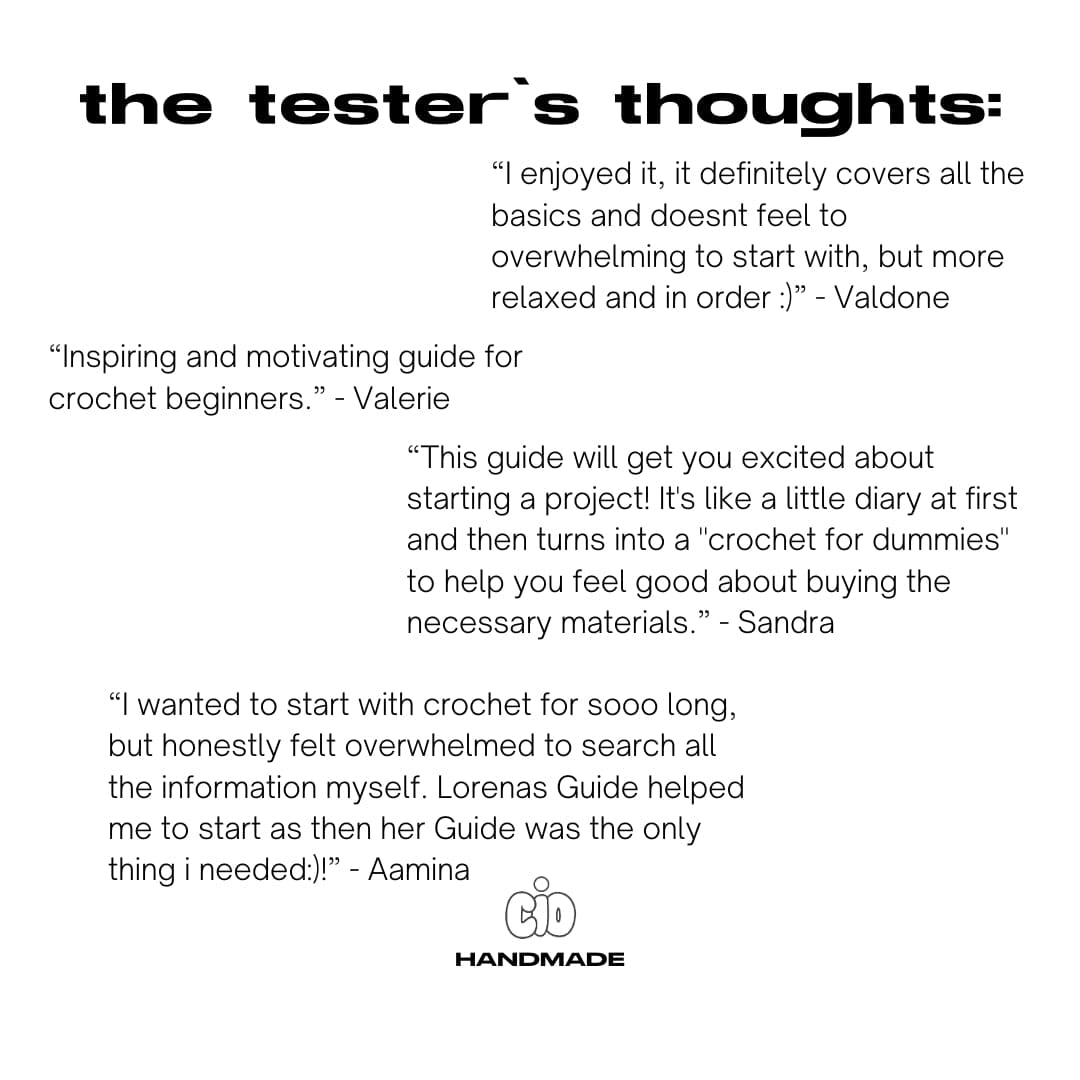 15 Step Crochet Guide