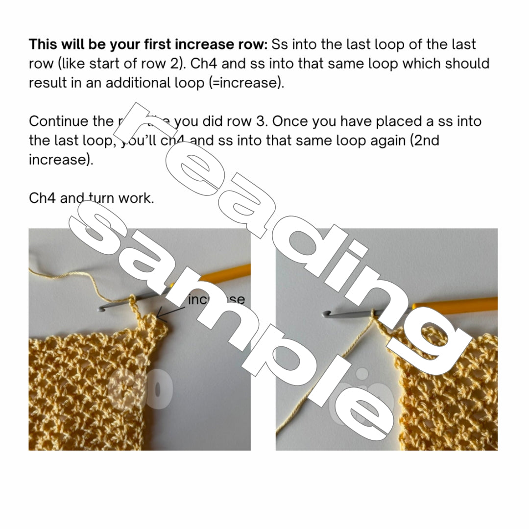 Graziella Cardigan Written Pattern