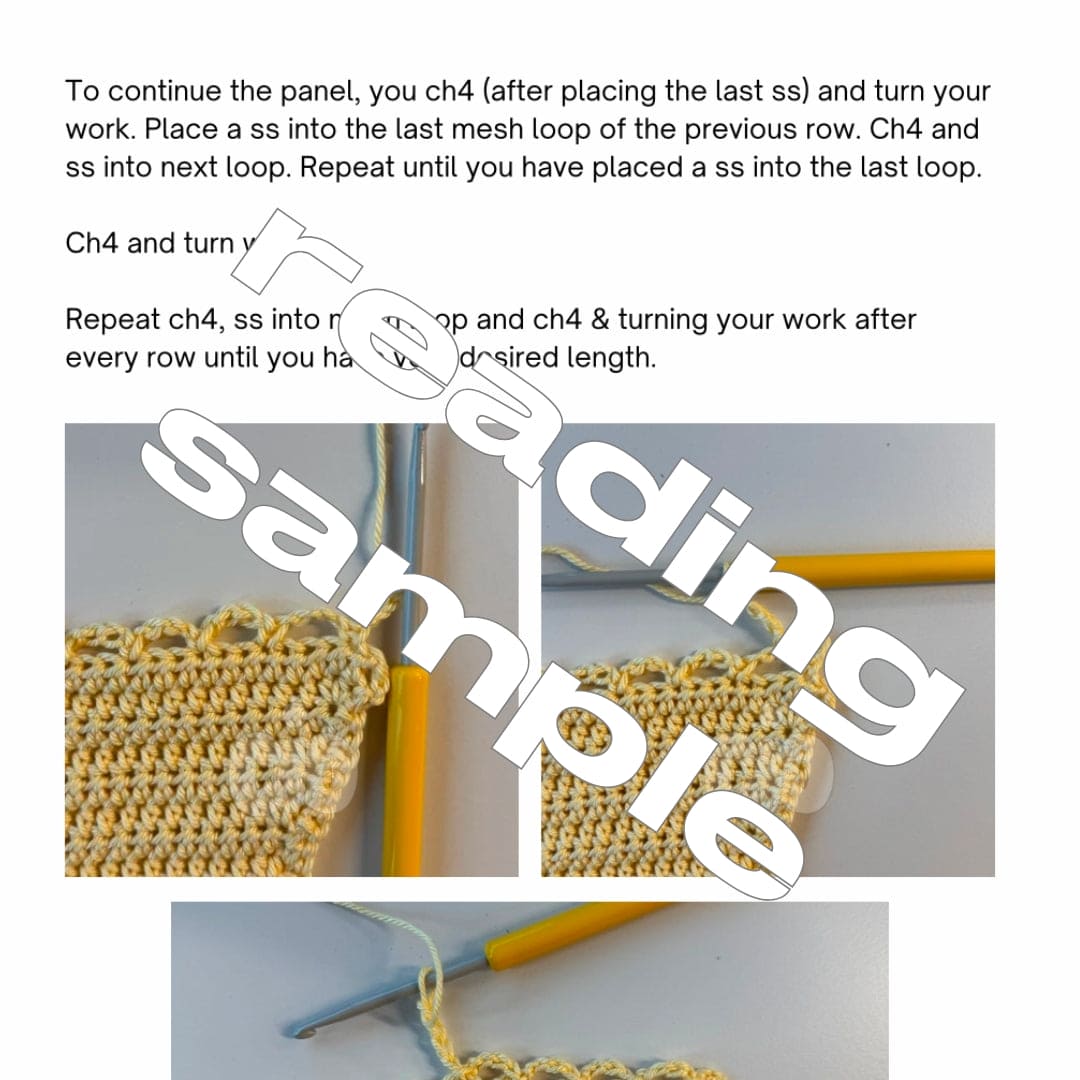 Graziella Top Written Pattern