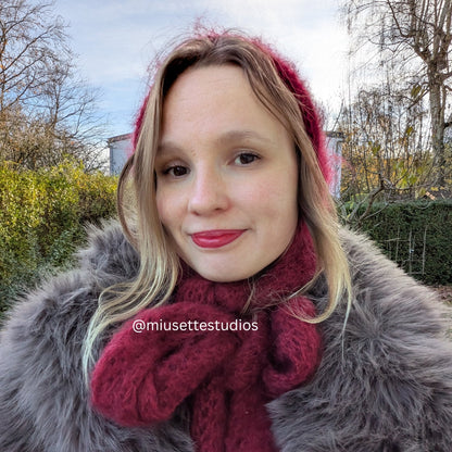 Alyssa 3in1 Hood Scarf Written Pattern