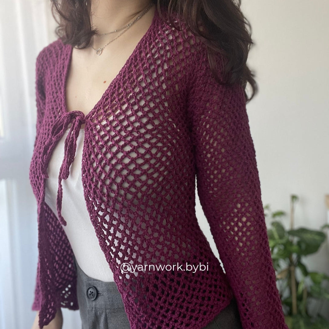 Graziella Cardigan Written Pattern