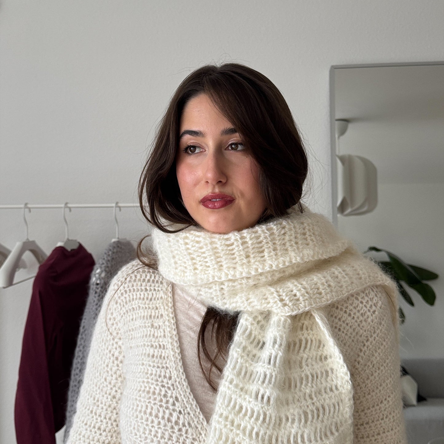 Alyssa 3in1 Hood Scarf Written Pattern