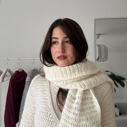 Alyssa 3in1 Hood Scarf Written Pattern