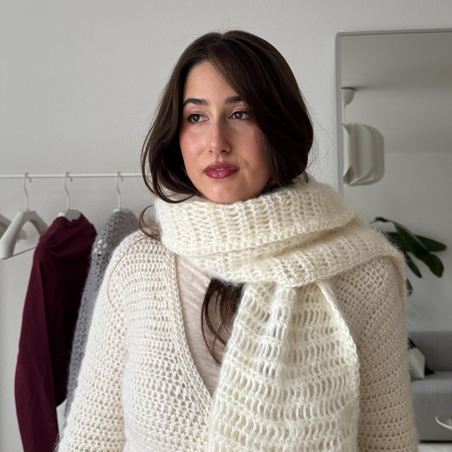 Jimena Sweater + Alyssa Hood Scarf Pattern Bundle