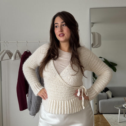 Jimena Sweater + Alyssa Hood Scarf Pattern Bundle