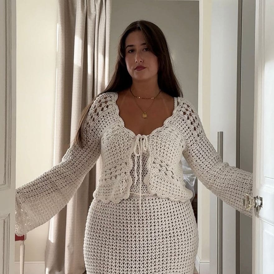 Dolores Cardigan Written Pattern