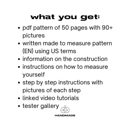 Dolores Shorts Written Pattern